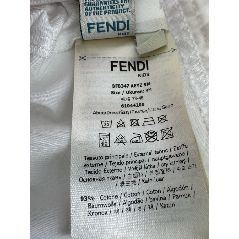 FENDI BABY DRESS Size 9M - Picture 14 of 16
